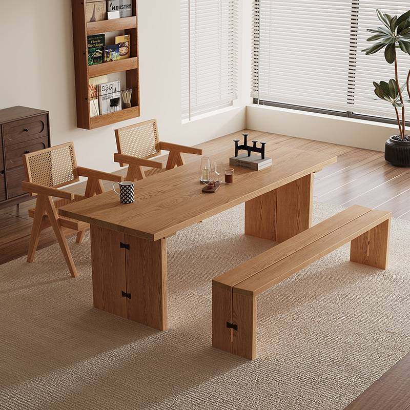 白蜡木餐桌椅组合餐厅大板桌工作台家用原木书桌简约洽谈桌子,玩具/童车/益智/积木/模型,垂直悬浮玩具,淘宝优惠券,粉丝福利购,淘宝优惠卷