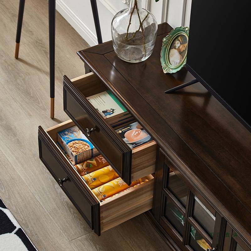 美式纯全实木电视柜茶几组合欧式中古风法式复古轻奢原木客厅家具,玩具/童车/益智/积木/模型,垂直悬浮玩具,淘宝优惠券,粉丝福利购,淘宝优惠卷