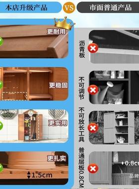 储物台柜庭院防晒工具房院子花外园收纳箱阳杂PTO物收储纳藏垒德