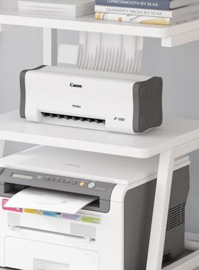 小桌面三层针型打印机置物架办公室放式票据打机PYR复印机收纳印