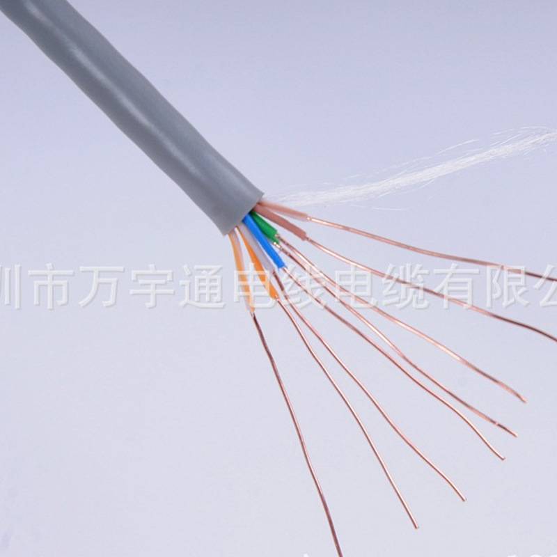 厂家直供足300米超五类网络线UTP CAT5E工程高速监控布线网线