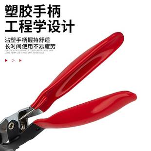 9件管束钳套装直型喉式管束钳汽车水管卡扣钳可弯式喉式管束夹钳