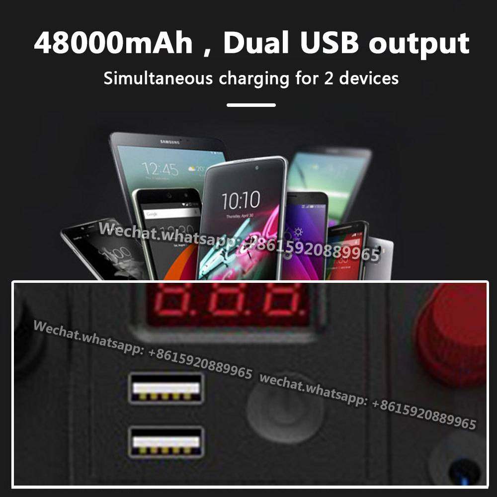 汽车应急启动电源12V搭电宝车载大容量汽柴油双启打火器厂家直供