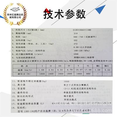 出口 沭河101型手扶拖拉机带60宽幅旋耕机R180NDLR190NDLSH195NDL
