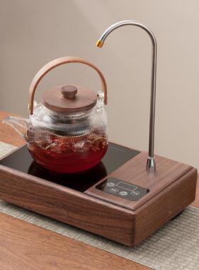 胡桃木电陶22js1020泡电炉煮茶器小型热煮茶炉璃玻烧水壶蒸汽白茶