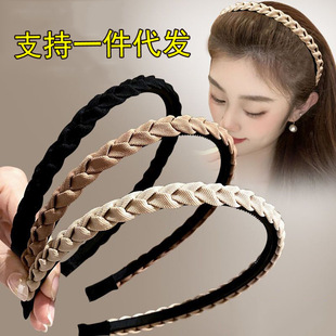 洗脸碎发发箍压发头箍女款 专用女高级感防滑卡子发捆头饰带齿手工