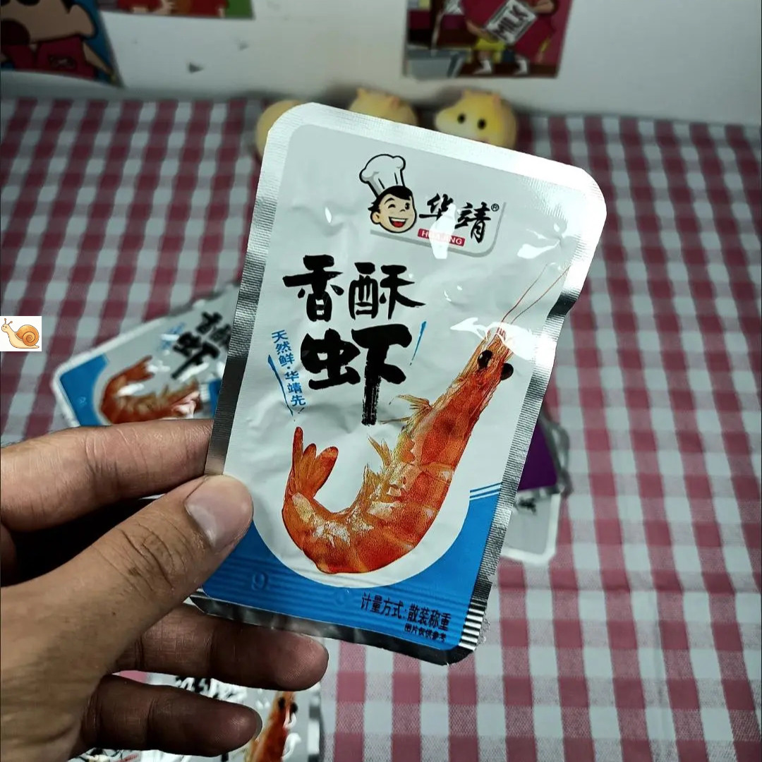【抢】华靖小虾仔即食麻辣休闲小零食糖醋虾仁基围虾干