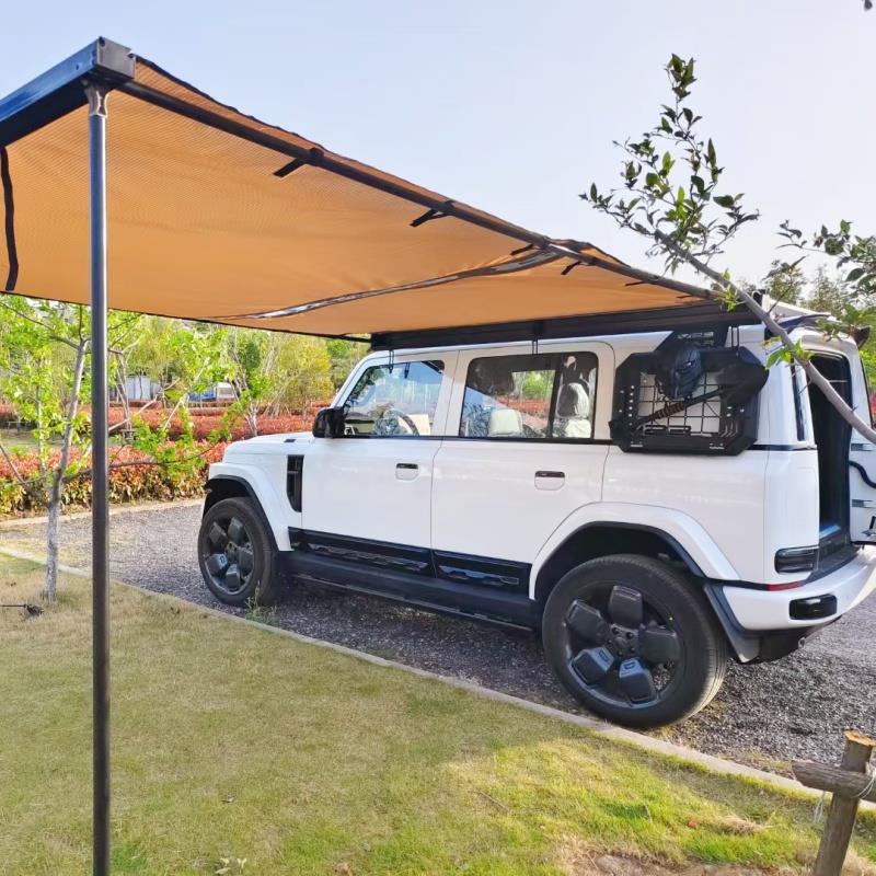 Icar V23车顶行李架越野改装铝合金折叠爬梯侧边帐拓展平台侧机甲