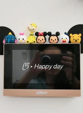 米奇入户玄关可视门铃装饰对讲电话开关客厅电脑屏幕显示器小摆件