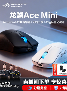 ROG龙鳞Ace Mini三模无线鼠标Vitality夺冠 无畏契约
