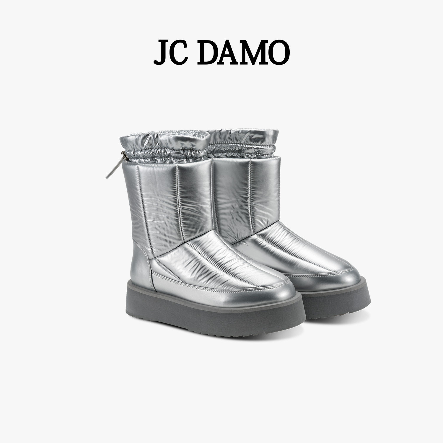 JC DAMO厚底雪地靴冬季时尚防水加绒加厚棉鞋棉靴靴子保暖鞋子女,女鞋,时尚雪地靴,淘宝优惠券,粉丝福利购,淘宝优惠卷