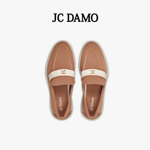 JCDAMO英伦乐福鞋懒人鞋