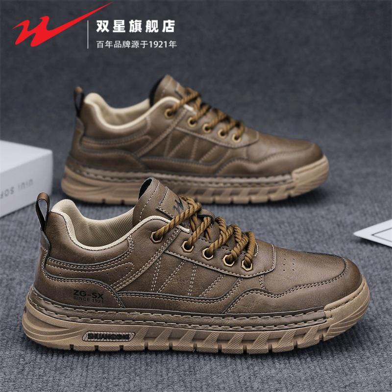 双星官方正品热销男士工装马丁靴