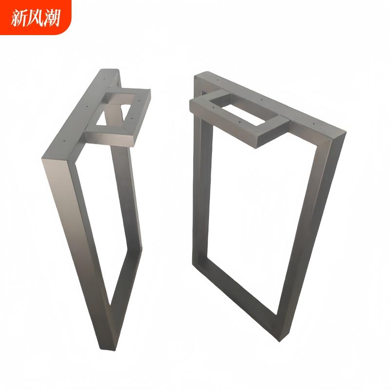 餐桌腿办公会议桌脚书桌脚架桌架金属铁架子铁艺桌腿支架承重调节