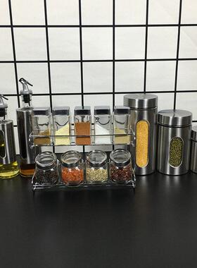 样板房厨房摆件酒店展厅装饰品整体橱柜调味罐储物罐油壶套装家居