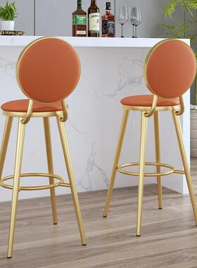 轻奢吧台椅高脚凳吧台高凳吧椅约脚椅高62144子现代简家用酒吧前
