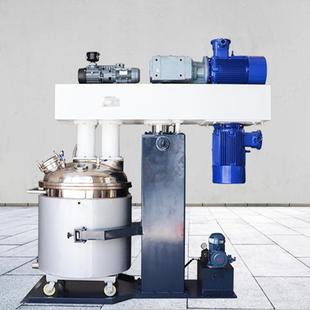 轴大批量生产 化500L工油墨涂原子灰匀质搅 SJ碟双搅式 料拌分散机
