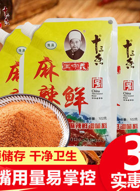 王守义麻辣鲜102g调味料佐料煮汤料麻辣鲜五香粉调料厨房香料袋装