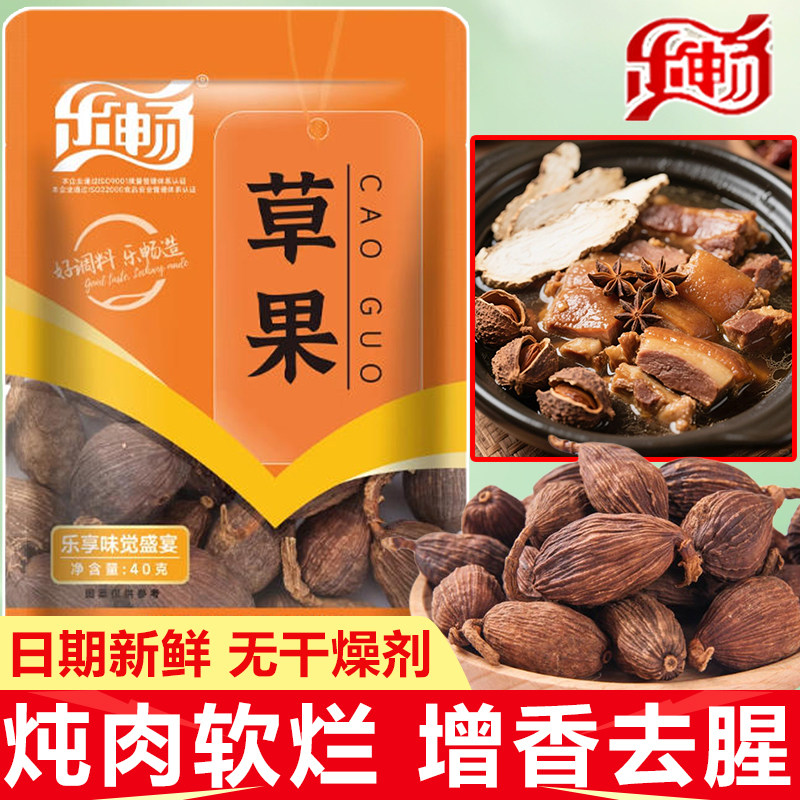 乐畅草果40g八角大料茴香秋季新货红另叶桂皮花椒香调炖肉家商用