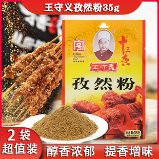 王守义孜然粉35g小袋户外烧烤肉孜然粉炒菜调味孜然调料厨房佐料