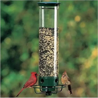 新品Hummingbird House 户外庭院铁艺喂鸟器悬挂式喂食可旋转