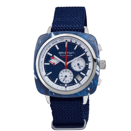 BRISTON 法国进口 CLUBMASTER REGATTA 玳瑁帆船赛系列手表特别版