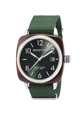 BRISTON 法国进口 Classic Icons HMS 英国绿玳瑁经典系列手表