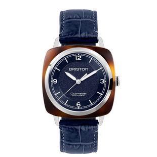 BRISTON CLUBMASTER LEGEND 传奇系列玳瑁框蓝盘蓝带HMS机械表