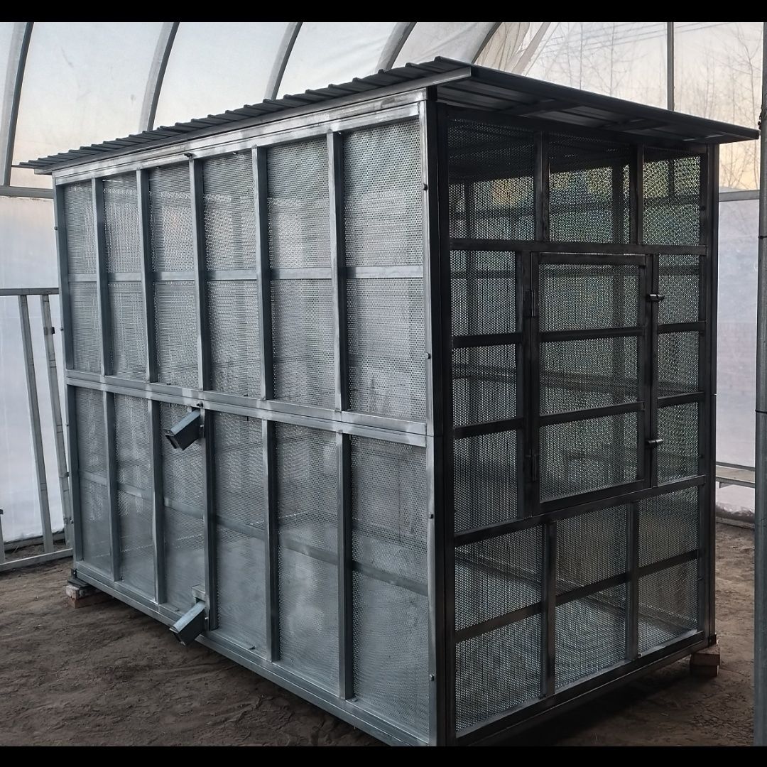 镀锌网透气通风玉米粮仓