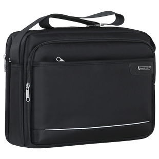 广仕达大容量男士斜挎包防水牛津包文件包商务办公旅游单肩包五层