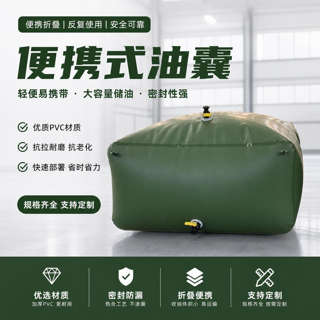 备用油箱便携式油囊 护油池 柴油汽油储油袋软体储变压器储油囊图片