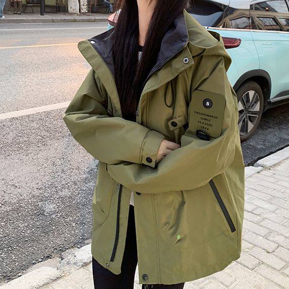 春季外套男女冲锋衣2025新款小个子防风夹克登山服户外运动休闲潮