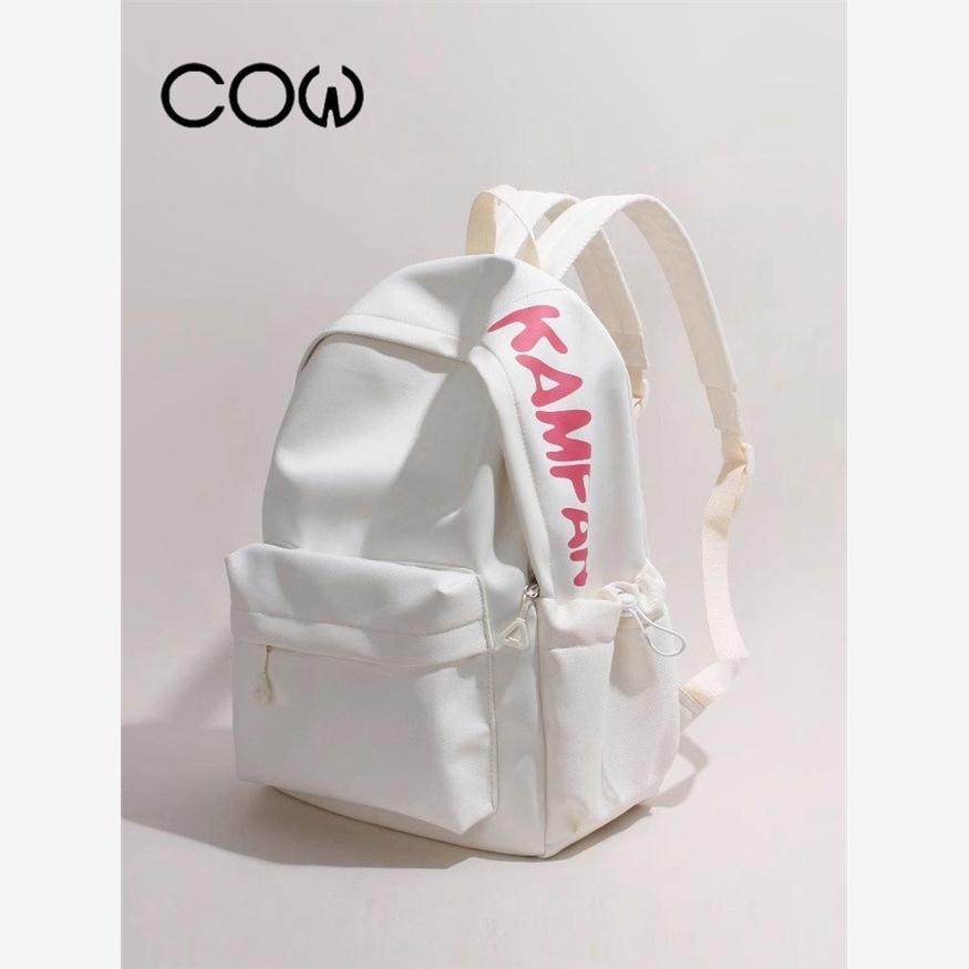 COWins书包森系大学生简约百搭双肩包大容量轻便通勤纯色字母背包,运动包/户外包/配件,双肩包,淘宝优惠券,粉丝福利购,淘宝优惠卷
