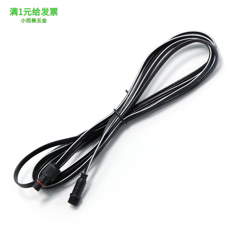 M12T型三通连接器2-5芯公母对接