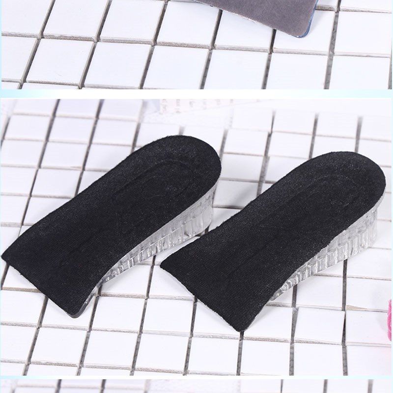 2双装 内增高鞋垫运动舒适增高垫硅胶男式式透气半垫.5cm