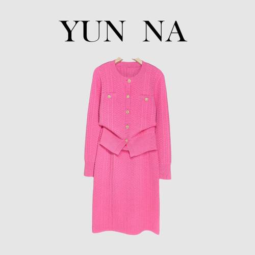 YN【601-699编码】秋冬季显瘦气质优雅女装套装