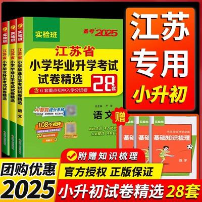 小升初江苏省学毕业考试卷