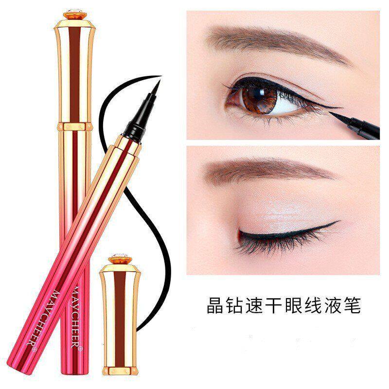 正品眼线笔钻儿晶眼线液皇冠晕染