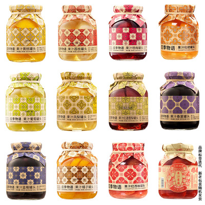 应季物语果汁罐头390g