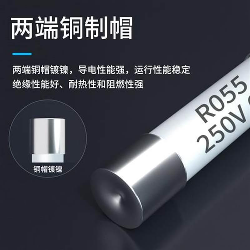 RO55 R054 R058陶瓷保险丝管5X25熔断器熔芯6x0 1A2A6A10A20A