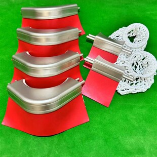 现货适用毒牙台球桌红色袋口皮口标准台球配件意大利皮口独牙袋口