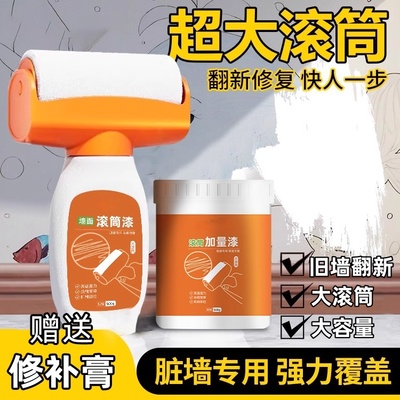 补墙修复墙面自刷涂料滚筒乳胶