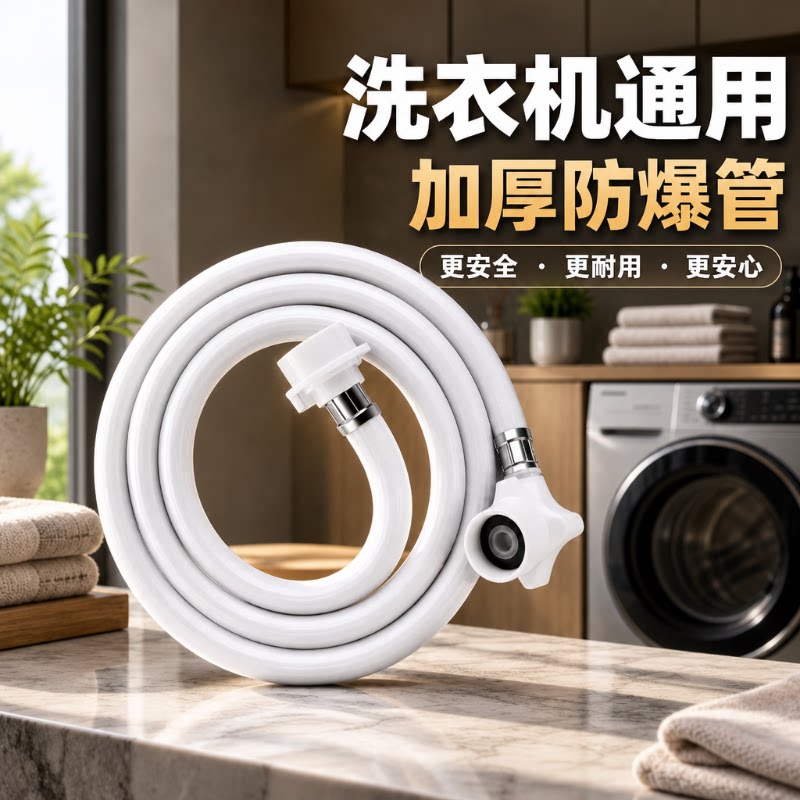 全自动洗衣机进水管加长软管通用水龙头接头地热冷暖气排水管接头
