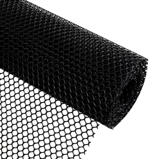 黑色阳台防护网塑料窗户网格网防盗自装儿童安全网封窗封阳台