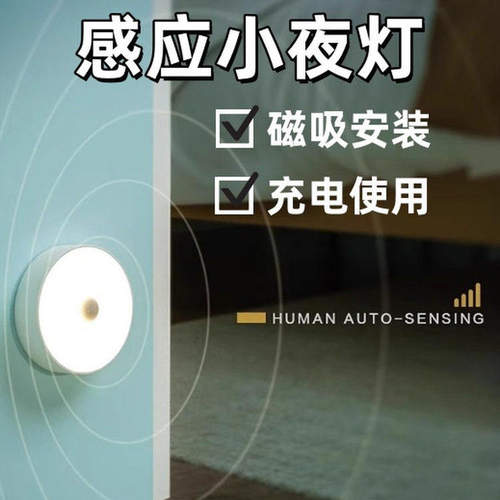 【限购一单】磁吸智能感应夜灯