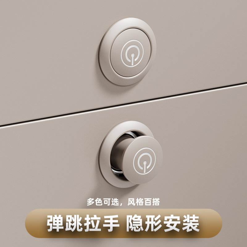 极简衣柜门嵌入式隐藏封边拉手开槽隐形暗扣黑色内嵌拉手抽屉把手