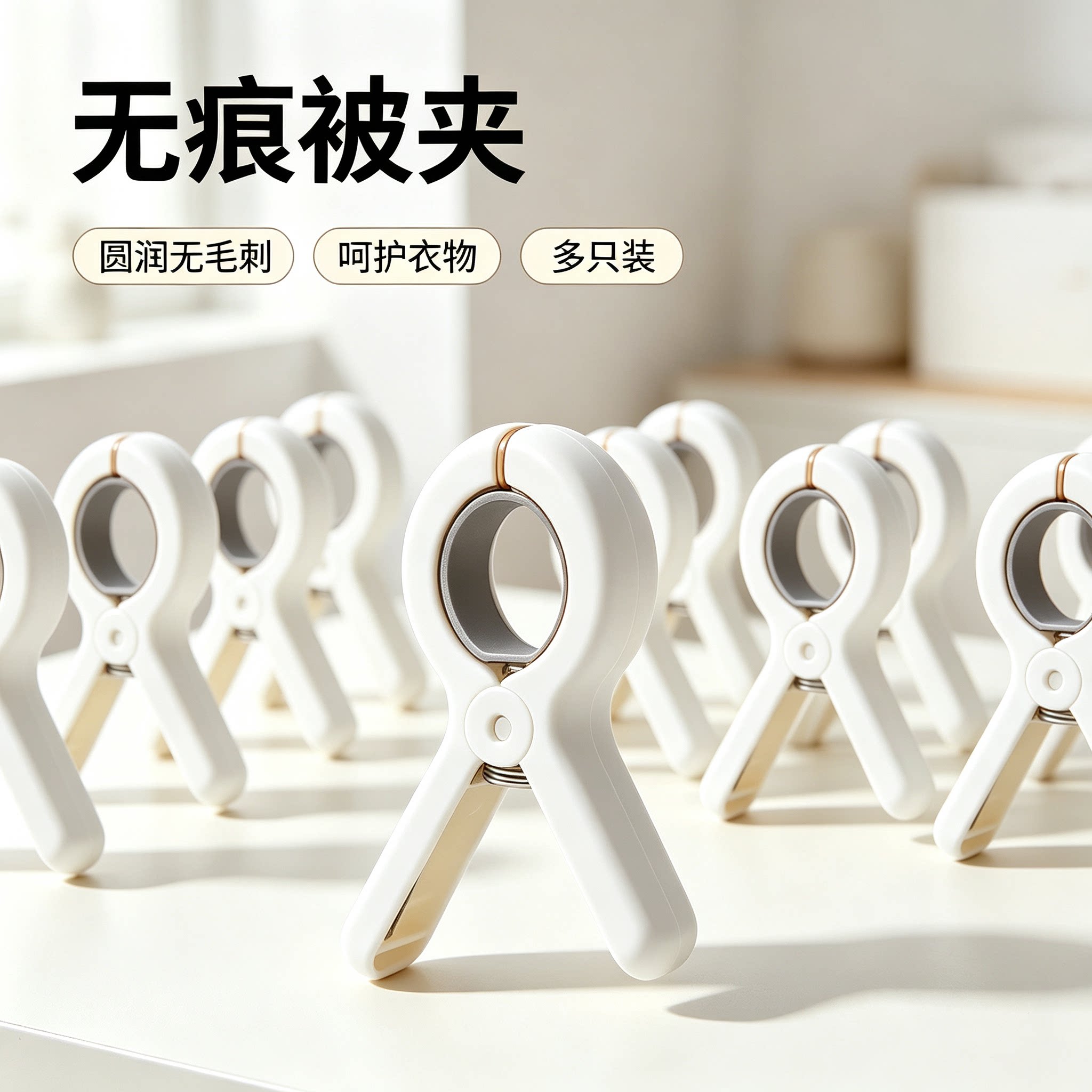 户外稳固防风大号晾衣夹晒被子图片