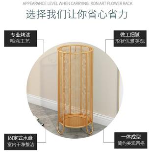 AO4圆形雨伞架酒入户门口WTC家用收纳筐店商雨用伞桶沥水铁E艺挂