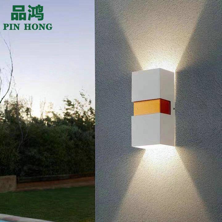 户外防水壁灯室外大门外墙灯阳台洗墙灯双头花园露台庭院长条壁灯