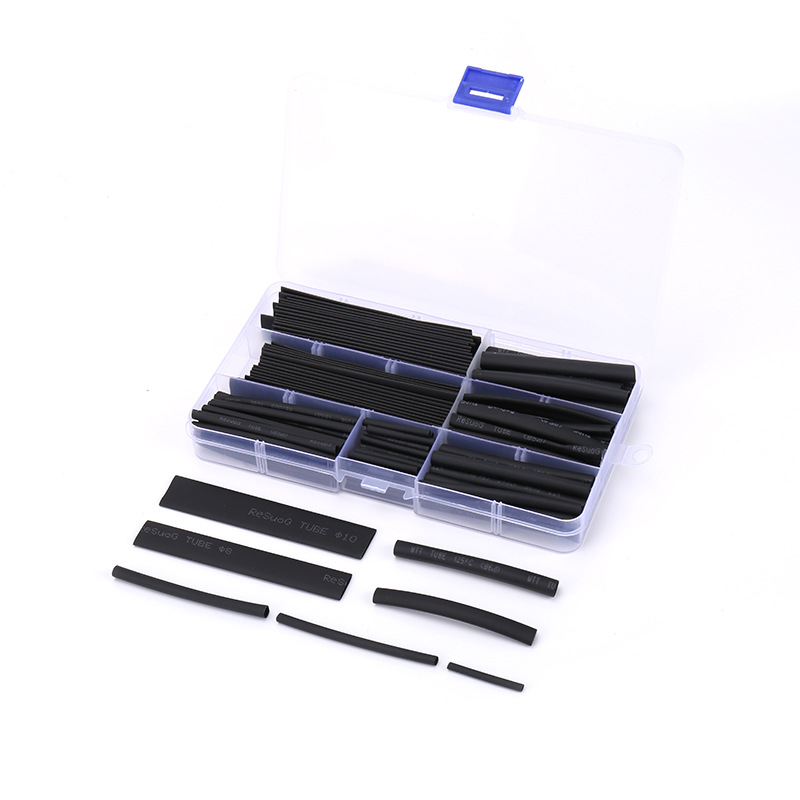 145pcs热缩管电工保护修复家用电线保护套热收缩管绝缘套管